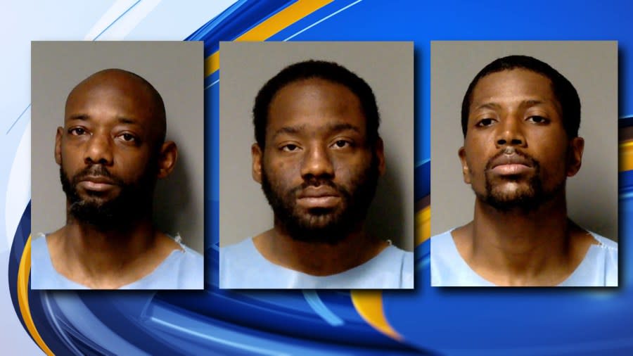 Leonard Felton Hayes, 42 (left), Marcus Lee Hayes, 35 (center), Terrence Jones, 37 (right) (Photos: Lansing PD)