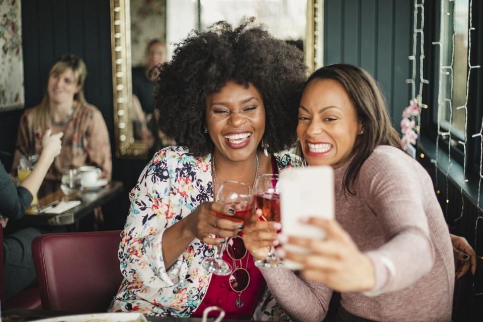 Friends taking a selfie