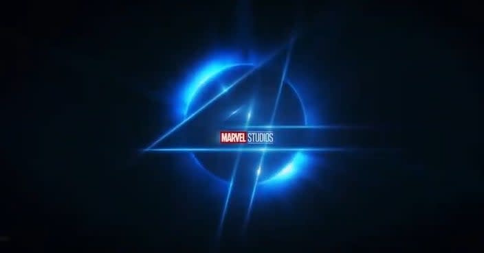 A logo of Marvel Studios' "Fantastic Four" film