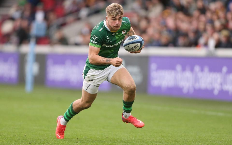 Hassell-Collins playing for London Irish - GETTY IMAGES