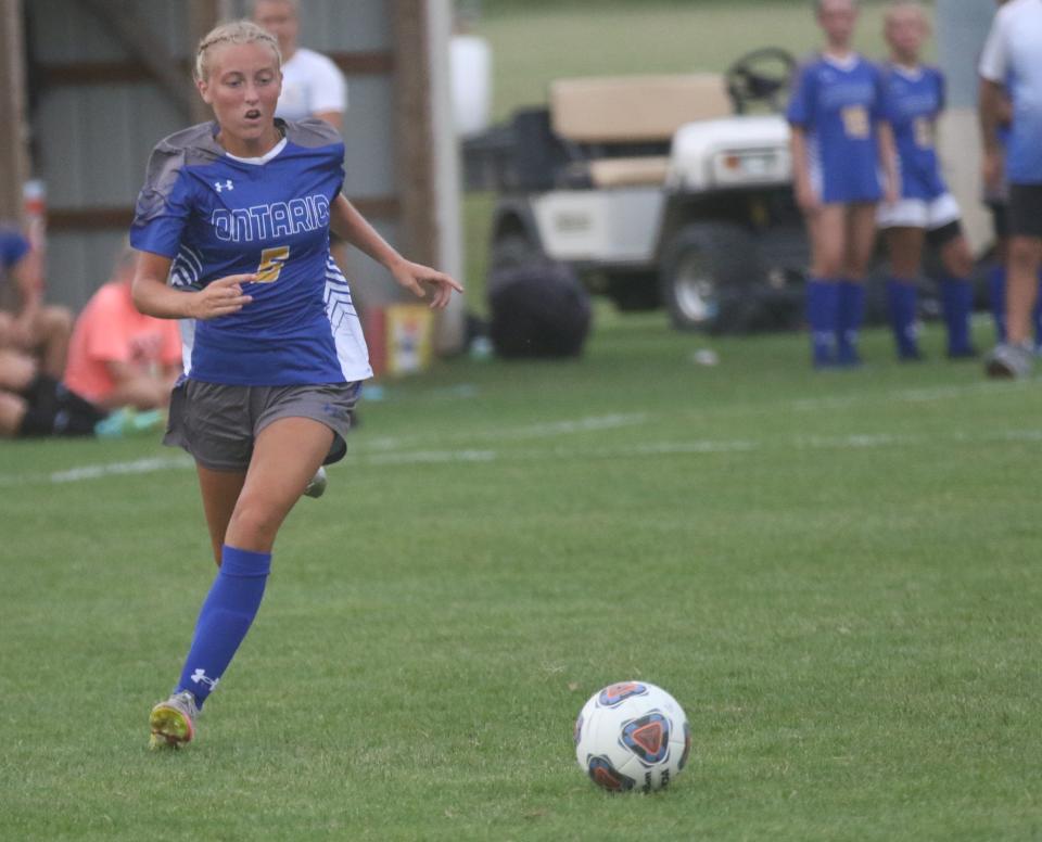 Ontario's Adi Turnbaugh is the top returning girls soccer player in Richland County for the 2022 season.