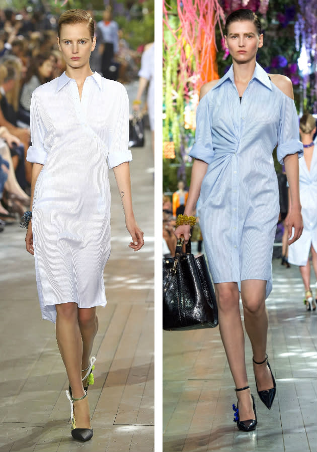 Paris Fashion Week shirt dress Dior