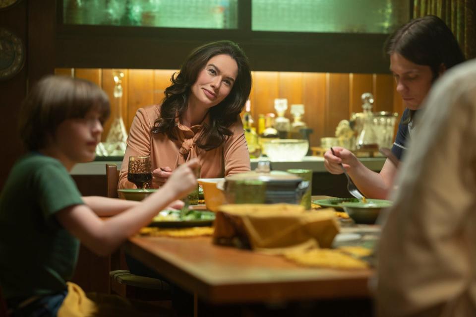 Lena Headey plays Dorothy Hunt, the matriarch of the family who gets pulled into a cover-up and financial payout scheme related to the bungled Watergate burglary that led to the resignation in 1974 of President Richard Nixon.