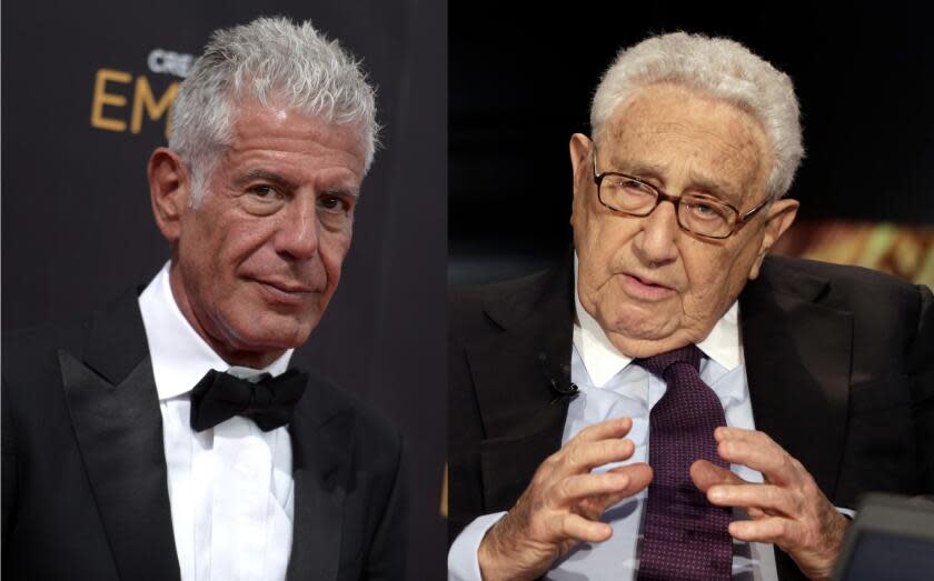 Anthony Bourdain's scathing remarks about Henry Kissinger go viral in the wake of the foreign policy figure's death.