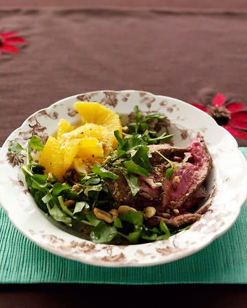 Steak, Watercress, and Orange Salad