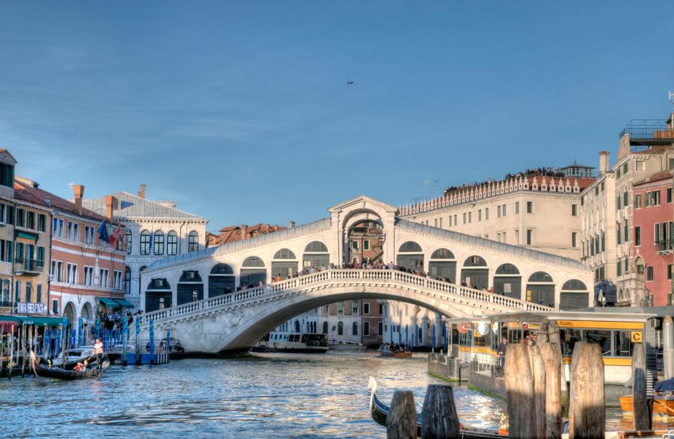 The Rialto Bridge in Venice