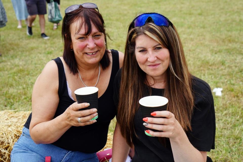 Taylor is Derbyshire’s second most popular surname, held by 7,093 residents. Across England, Scotland and Ireland, Taylor is an occupational name for a tailor, deriving from from Anglo-Norman French Middle English word ‘taillour’. Pictured here at the Great British Food Festival at Hardwick Hall are Jayne Taylor and Victoria Shinwell.