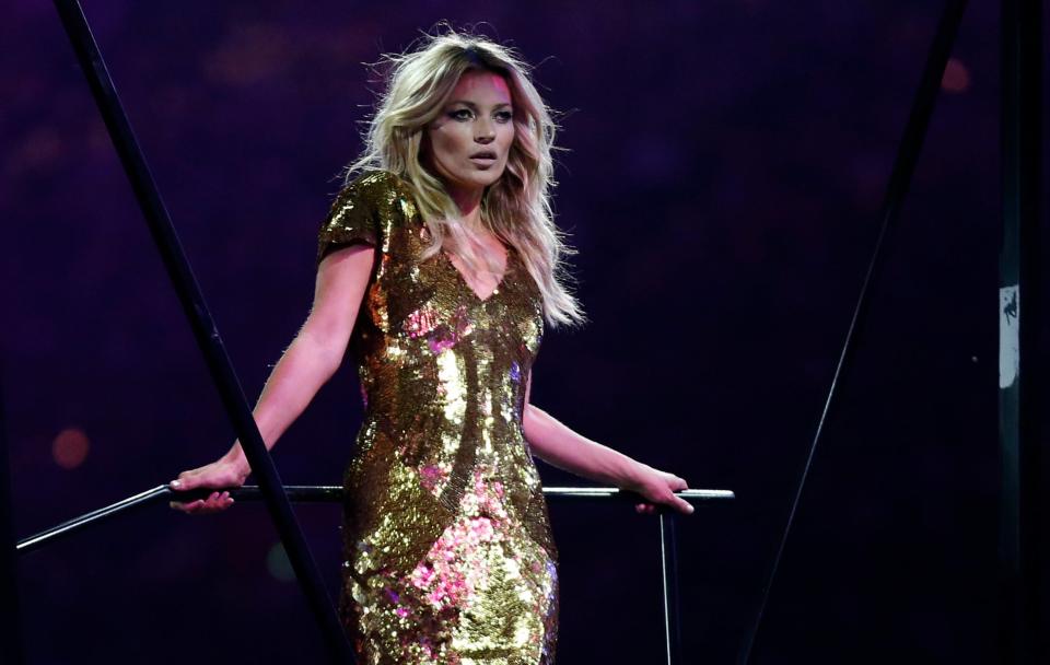 Star: Moss at the 2012 Olympic Closing Ceremony (AP)