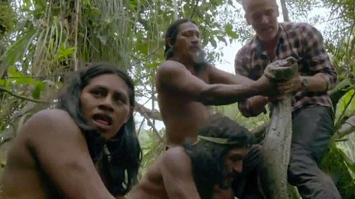 Lessons on capturing a 5.2m long anaconda in the Amazon jungle