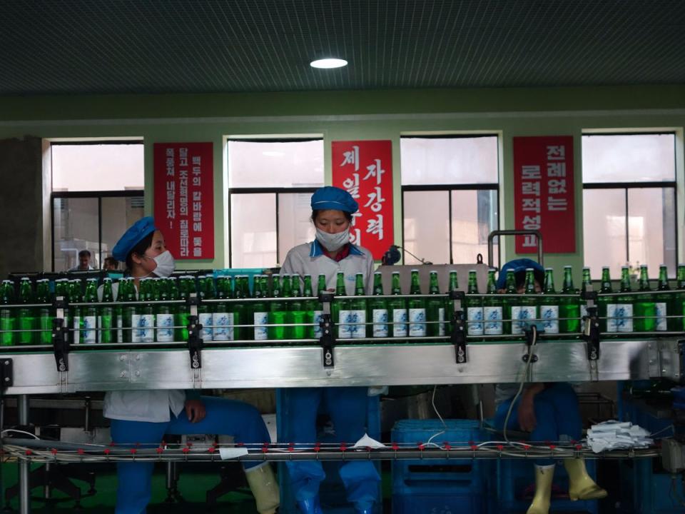 north korea water factory