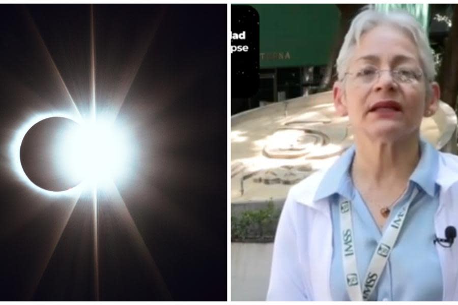 Especialista del IMSS emite recomendaciones para ver el eclipse solar este sábado 