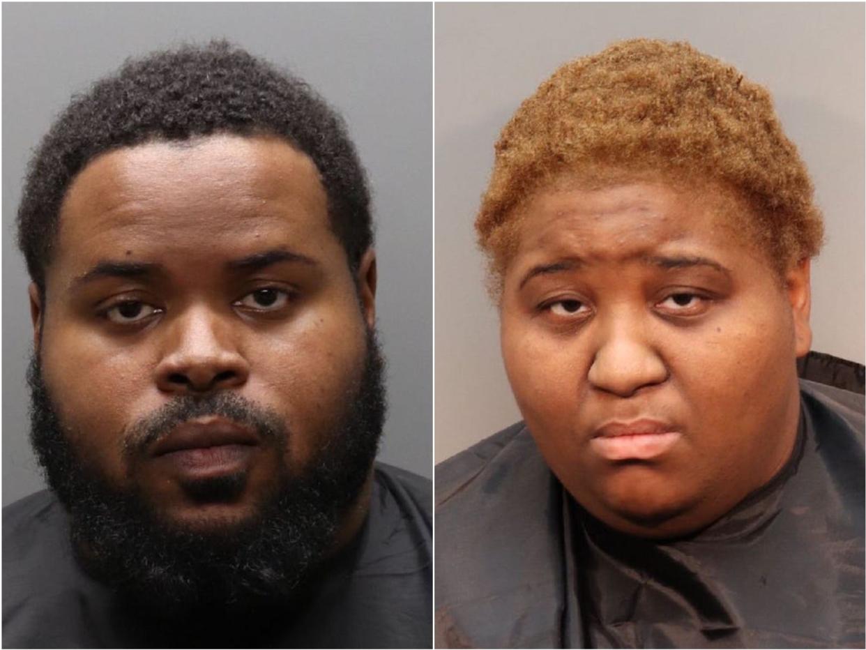 Jerry and Ariel Robinson stand accused of causing the death of a three-year-old girl (Simpsonville Police)