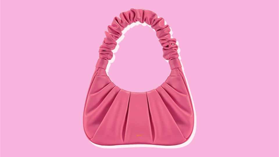 Barbiecore gifts for Barbie fans: JW Pei Gabbi Ruched Handbag