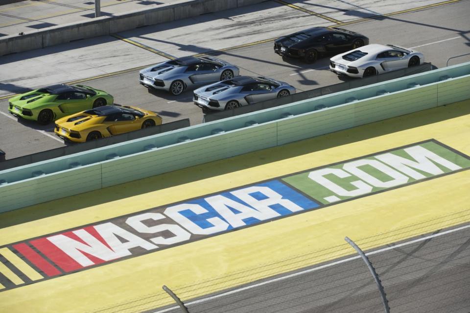 Aventador Roadsters at Homestead Speedway