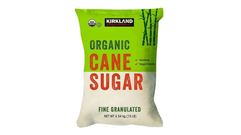organic sugar in Kirkland bag