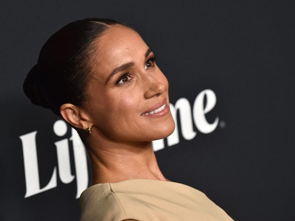 Meghan Markle has been listed as a ‘visionary female leader’ (AFP via Getty Images)