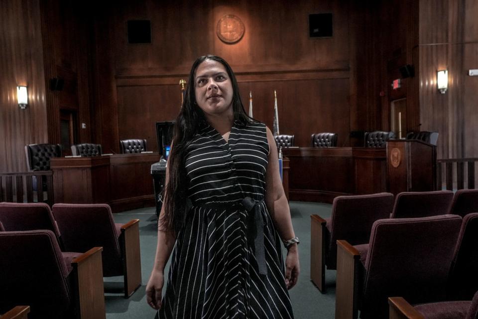 In Pawtucket, Sandra Perez, a Colombia native who works in the mayor’s office, helps out as an interpreter for the city’s municipal court. She’s not certified, but she interpreted in state court when she worked as a paralegal before getting her current job.