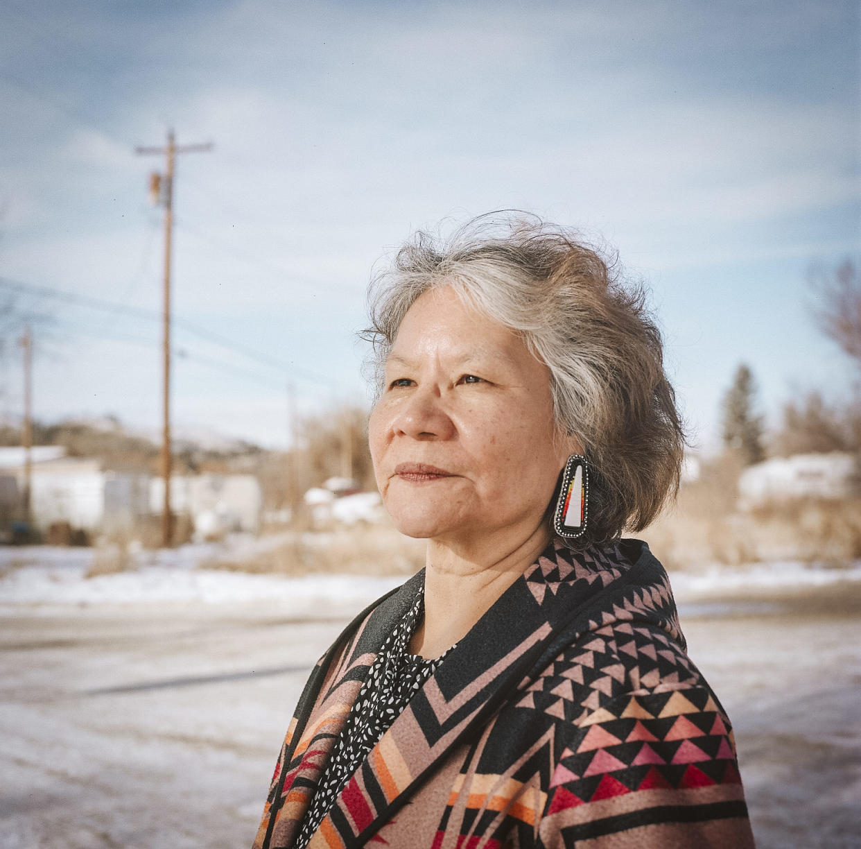 Serena Wetherelt, President of the Northern Cheyenne Tribe (Erin Trieb for NBC News)