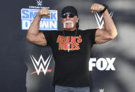 Hulk Hogan, uno dei più amati wrestler di sempre, è un grande sostenitore di Trump. (Photo Credit: Birdie Thompson/AdMedia /MediaPunch /IPX)