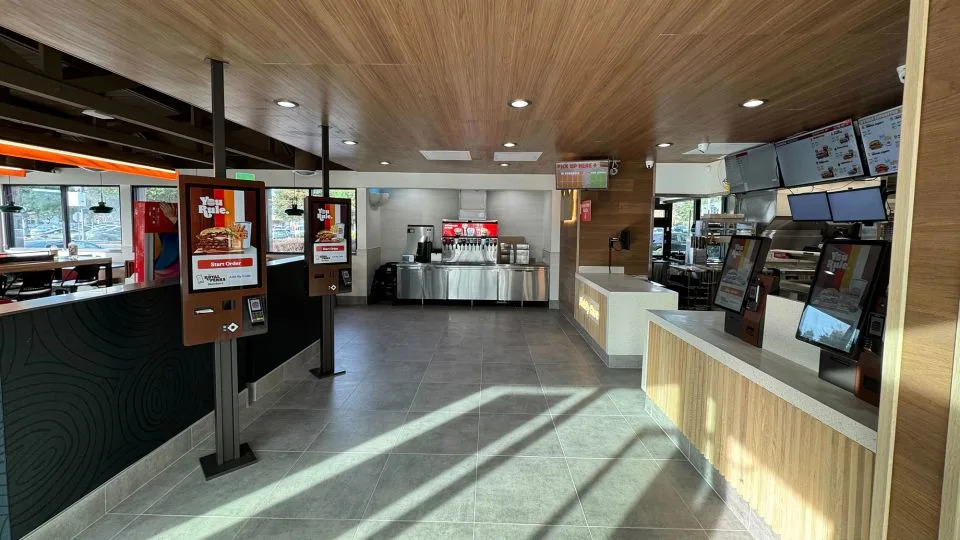 Harsh Ghai said he will putting self service kiosks directly on the front counter of restaurants, like at this burger King location, with the aim to remove registers completely. - Courtesy Harsh Ghai