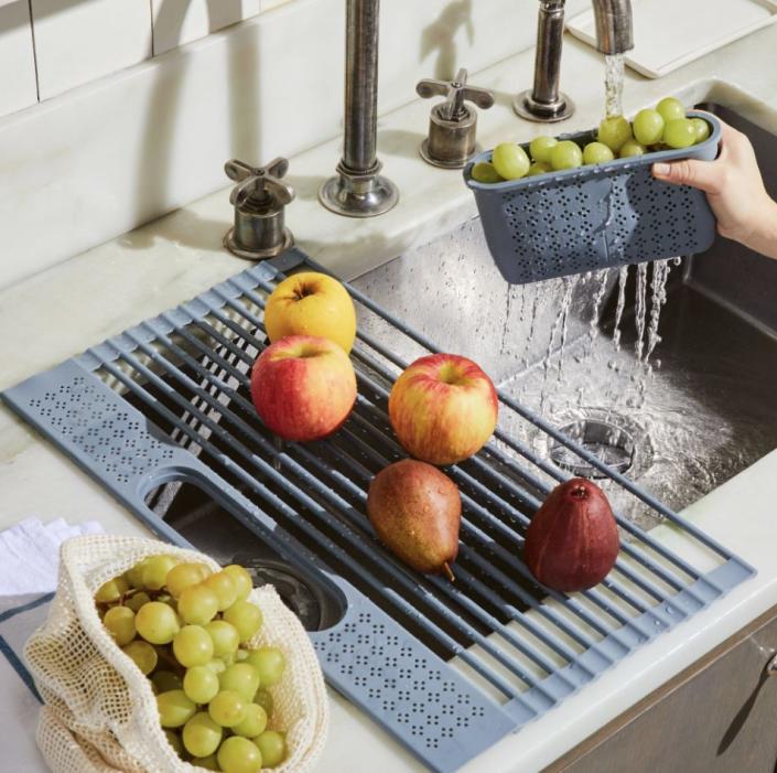 over-the-sink dish drying rack