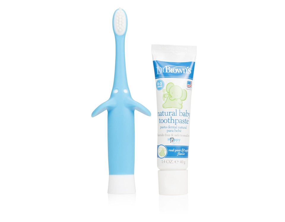 Dr. Brown Best Baby Toothbrush Toothpaste Combo on Amazon