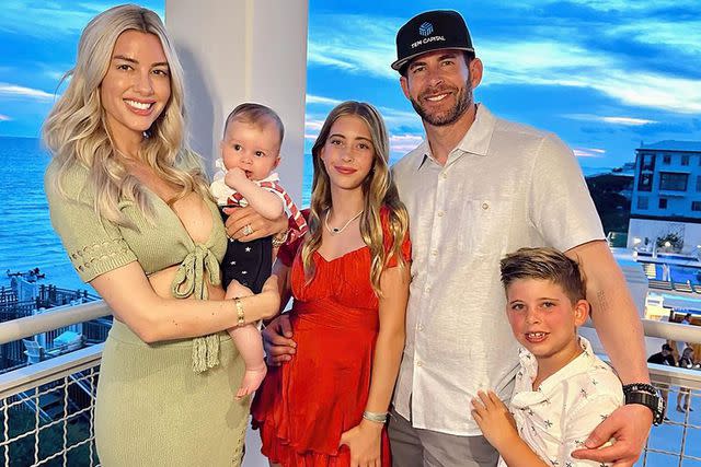 <p>Heather Rae El Moussa/ Instagram</p> Heather Rae El Moussa and Tarek El Moussa with Tristan, Taylor and Brayden