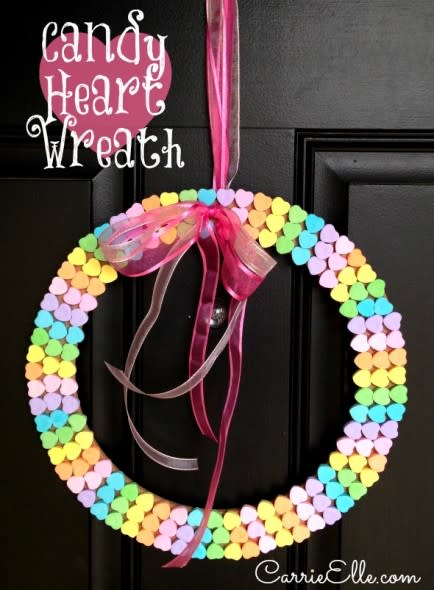 Conversation Heart Wreath