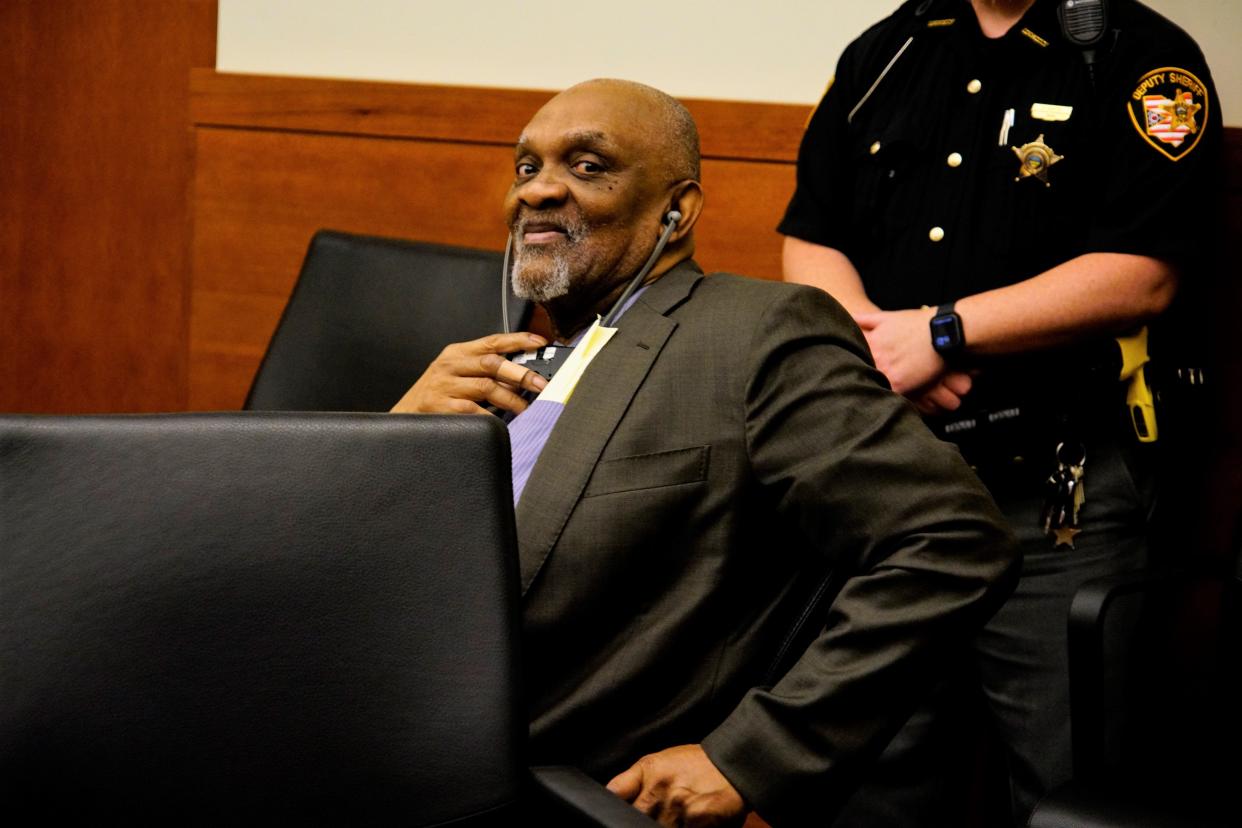 Robert Edwards, 68, seen here during his trial in Franklin County Common Pleas Court, was convicted Friday for the murder of Alma Renee Lake in 1991 and the rape and murder of Michelle Dawson-Pass in 1996.