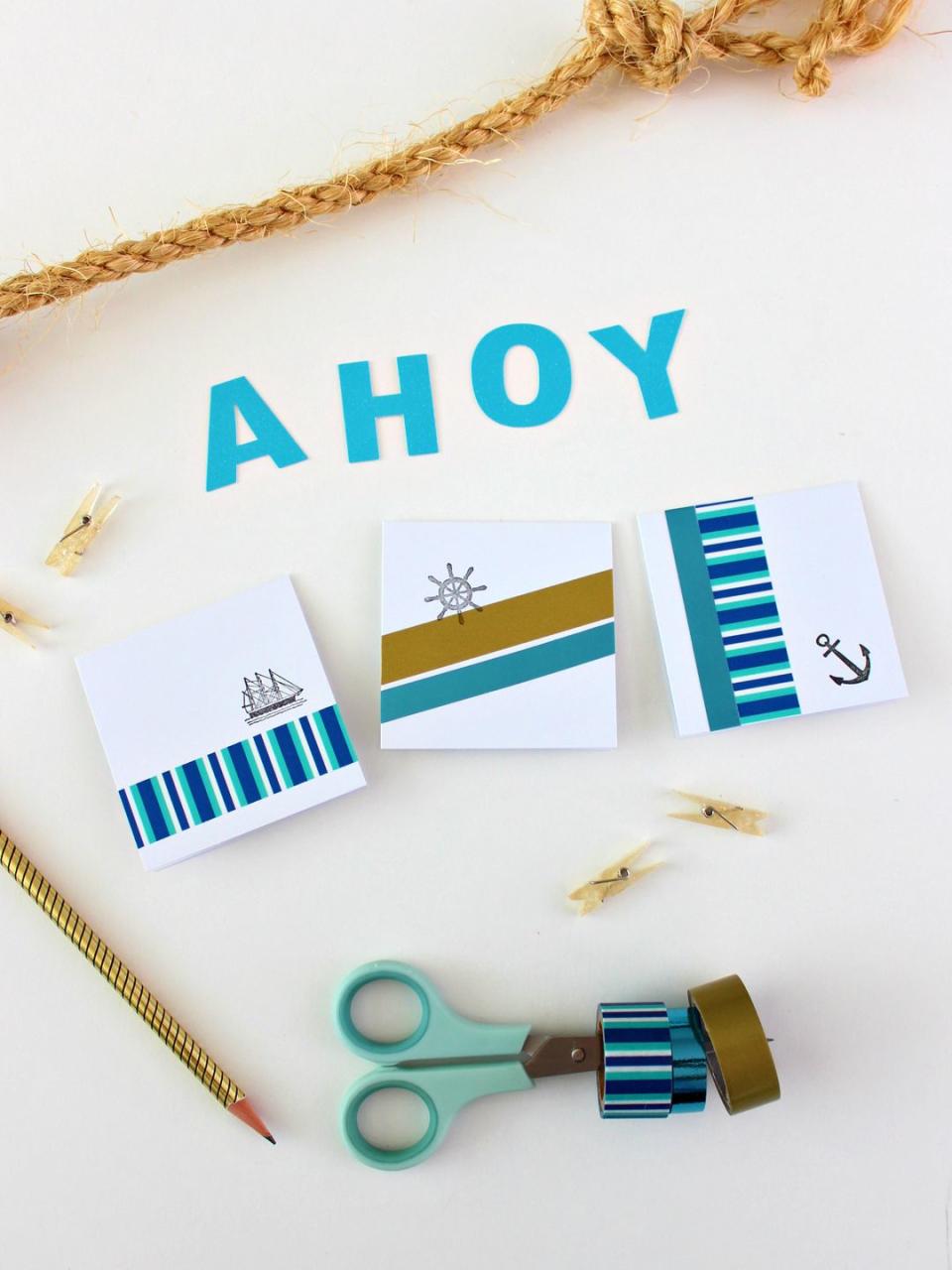 nautical diy fathers day cards