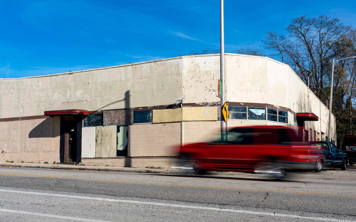 This building on North King Drive in Milwaukee is used to store old cars owned by Milwaukee City Attorney Tearman Spencer.