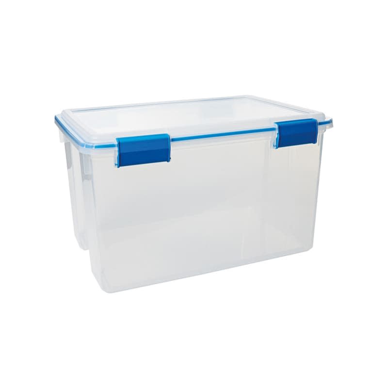 Sterilite Gasket Box, Blue Aquarium, 54 Quart