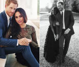 <p>Und zum Schluss kommt es, das Fashion-Highlight, auf das wir soooo lange gewartet haben: Endlich haben Prinz Harry und seine Meghan Markle ihre offiziellen Verlobungsfotos veröffentlicht. Und die machen einmal mehr deutlich: Meghan bringt frischen Wind in die royale Kleiderordnung. Denn zum Fototermin erschien sie in einer Abendrobe aus der Herbstkollektion 2016 von Ralph & Russo, in der sie nicht nur viel Stilgefühl zeigt, sondern auch mehr Haut, als Herzogin Kate jemals wagen dürfte … (21. Dezember 2017, Bilder: AP) </p>