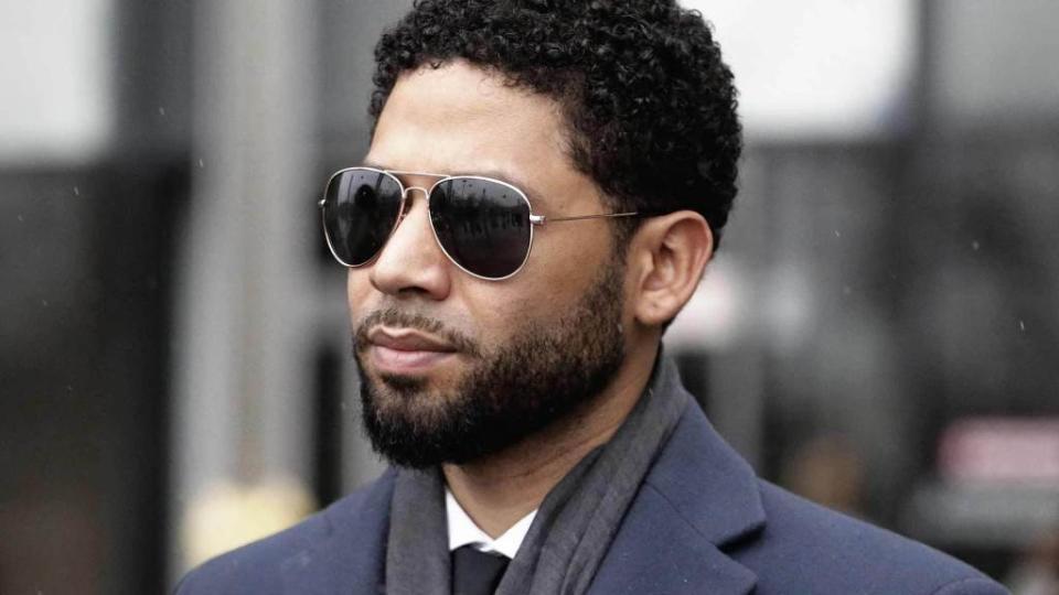 <p>Jussie Smollett has refused to cover the six-figure bill to the City of Chicago for investigating costs, and his legal team says the demand is completely unconstitutional and threatens to undermine the entire legal system. In a letter sent to the city, Smollett and his team believe he has been cleared of all charges and […]</p> <p>The post <a rel="nofollow noopener" href="https://theblast.com/jussie-smollett-payment-chicago-unconstitutional/" target="_blank" data-ylk="slk:Jussie Smollett Claims $130,000 Payment to City of Chicago is ‘Unconstitutional’;elm:context_link;itc:0;sec:content-canvas" class="link ">Jussie Smollett Claims $130,000 Payment to City of Chicago is ‘Unconstitutional’</a> appeared first on <a rel="nofollow noopener" href="https://theblast.com" target="_blank" data-ylk="slk:The Blast;elm:context_link;itc:0;sec:content-canvas" class="link ">The Blast</a>.</p>