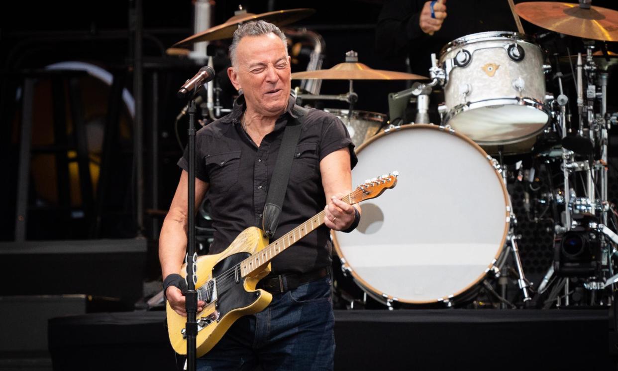 <span>Bruce Springsteen, who makes history as the first international songwriter recognised by the organisation behind the annual Ivor Novello awards.</span><span>Photograph: James Manning/PA</span>