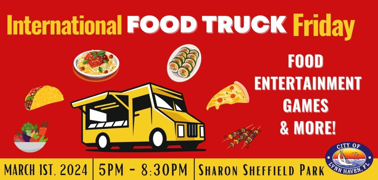 International Food Truck Friday at Lynn Haven.