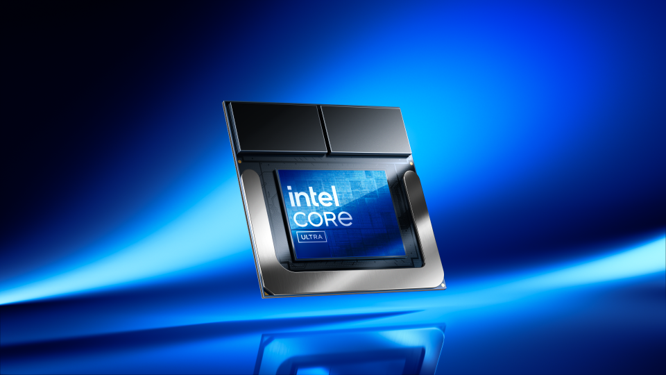 Intel says its new Core Ultra 200V line of chips improve on battery life and performance, in strike at rivals Qualcomm and AMD. (Image: Intel)