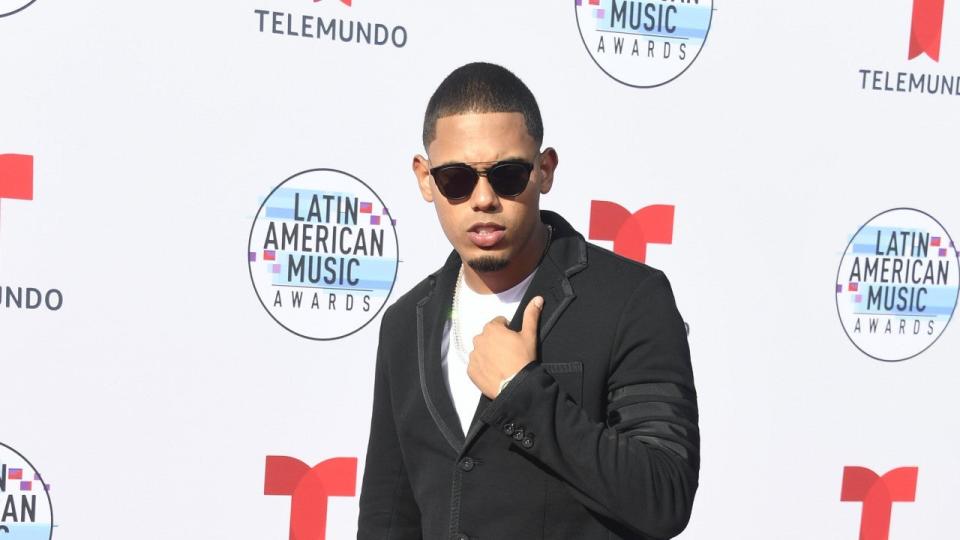 ET caught up with the rapper at the 2019 Latin American Music Awards on Thursday.