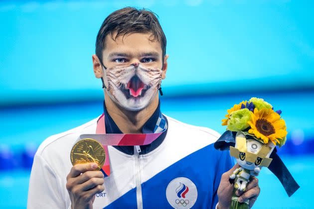 Evgeny Rylov won two golds at the pandemic-delayed Tokyo Olympics. (Photo: Tim Clayton - Corbis via Getty Images)