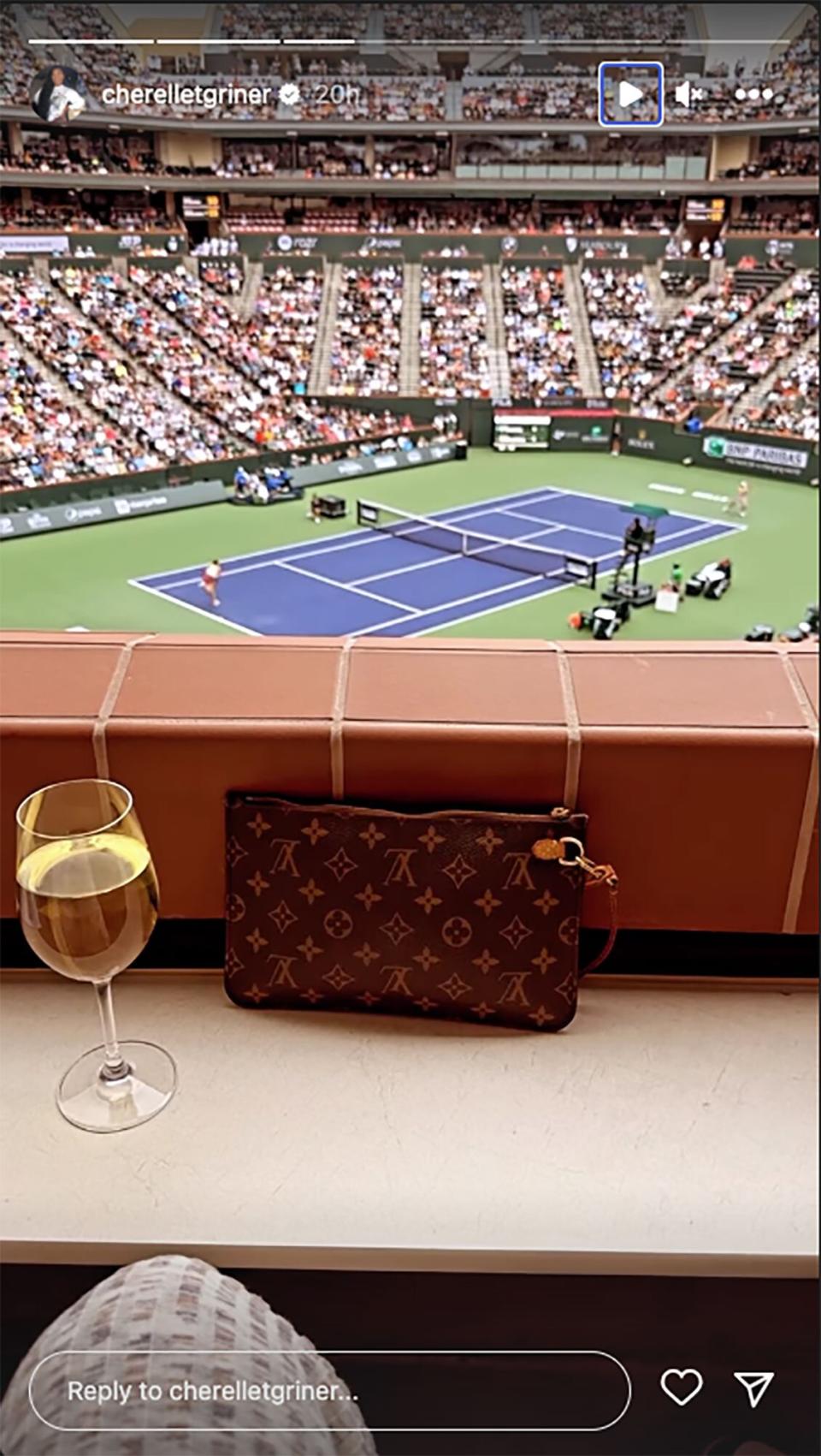 Brittney and Cherelle Griner Enjoy Day Out at Tennis Match. https://www.instagram.com/cherelletgriner/?hl=en. Cherelle Griner/Instagram