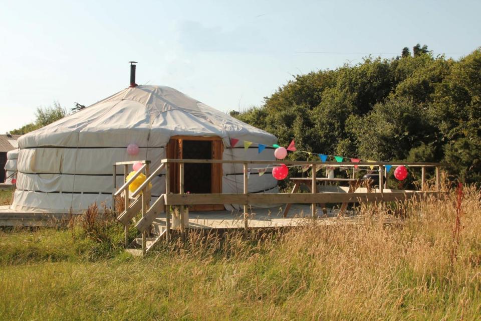 A yurt at Koa Tree Camp