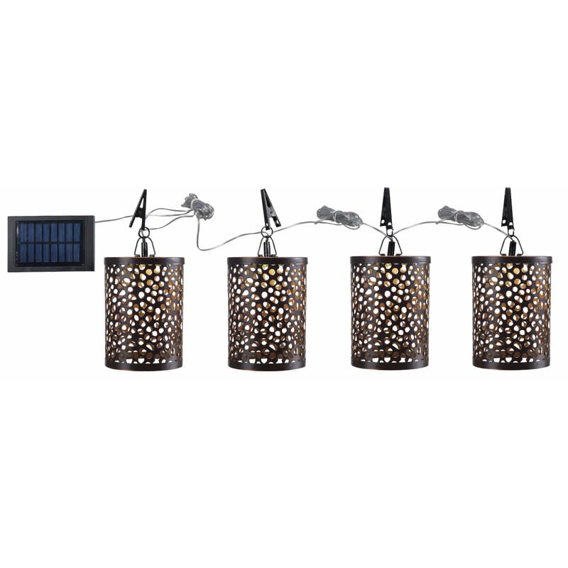 Umbrella Solar Powered LED Pathway Light. Image via Wayfair.