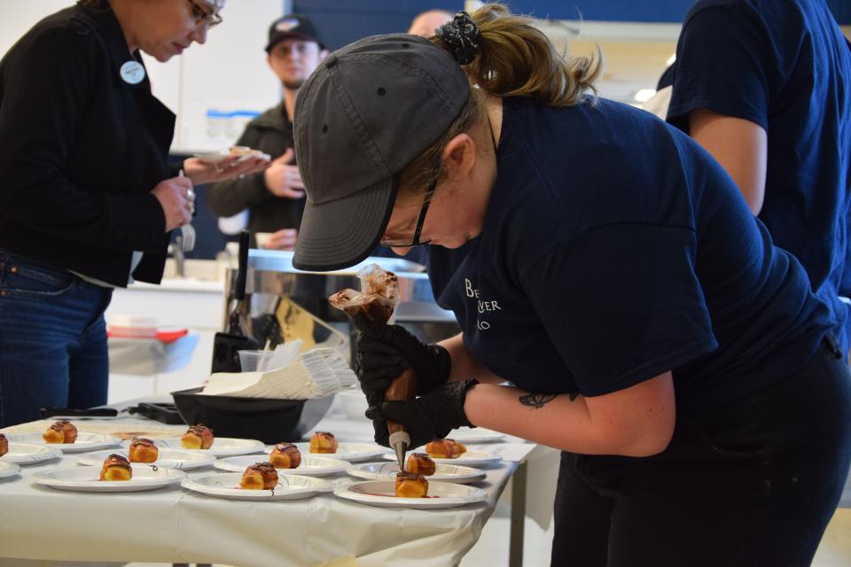 Students from Boyne City High School and Petoskey High School's culinary programs met for the second annual Food Truck Wars on Wednesday, March 20, 2024.