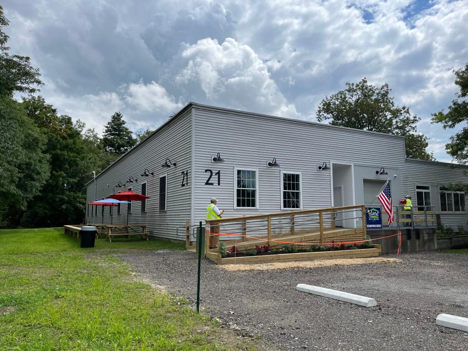 Island Homemade Ice Cream has a new scoop shop in Williston, pictured Aug. 17, 2023. The small-batch ice cream company is Vermont-based.