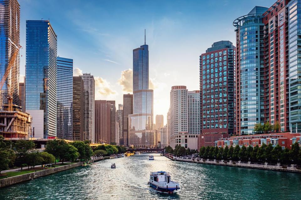 The Chicago River is the only river in the world that flows backwards.