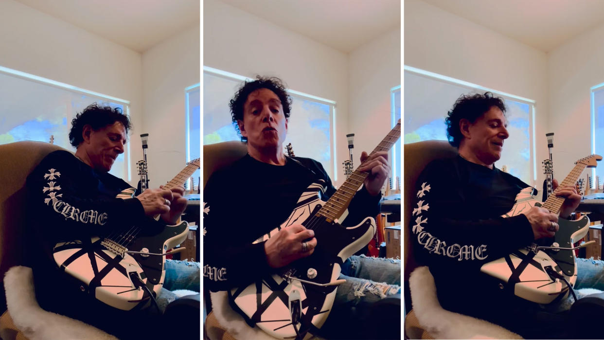  Neal Schon Van Halen tribute shred clip 