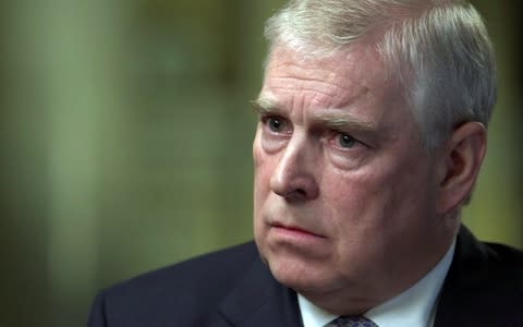 Prince Andrew speaks to Newsnight - Credit: BBC