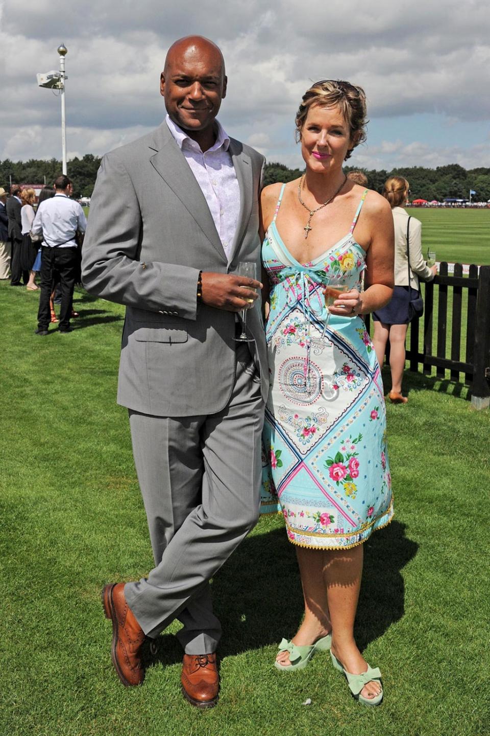 Colin Salmon with his partner Fiona Hawthorne (Dave Benett)