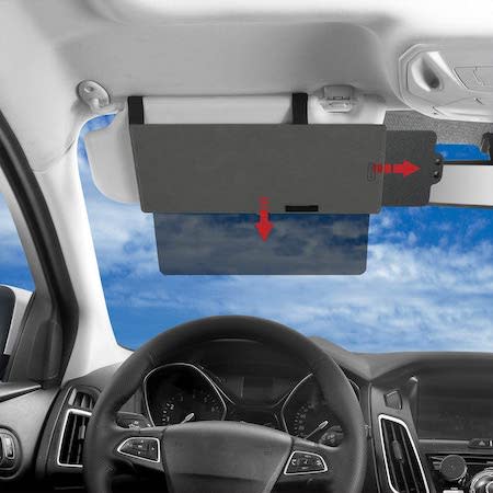 SAILEAD Polarized Sun Visor Sunshade Extender for Car