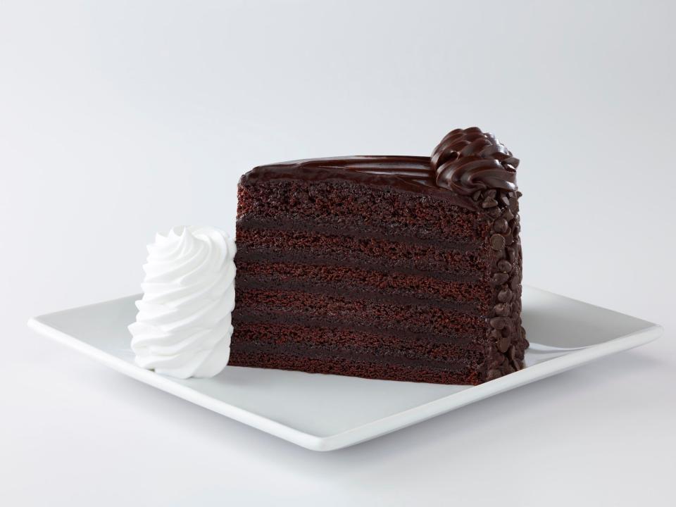 Linda’s Fudge Cake is one of the desserts that Linda Candioty created while working as a test baker. It’s still one of The Cheesecake Factory’s most beloved desserts!